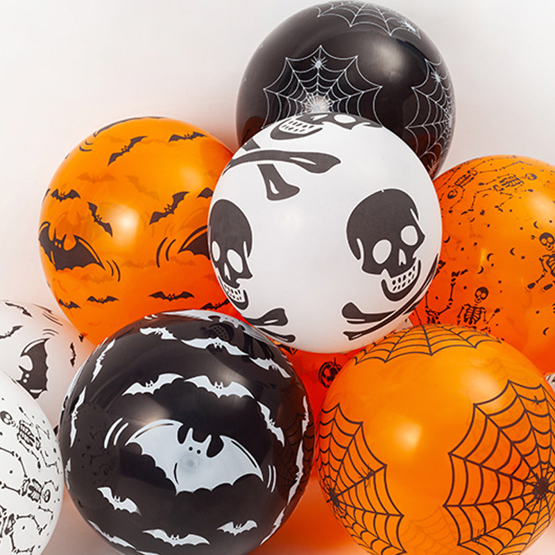 Halloween-Ballons mit Gruselmotiven – 30 cm