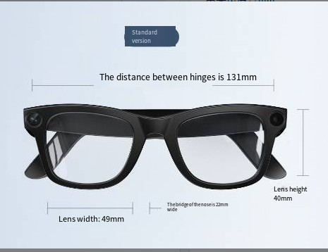 KI Smart Glasses mit HD-Kamera – Übersetzung & Sprachsteuerung