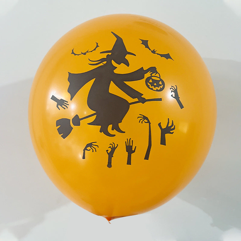 Halloween-Ballons mit Gruselmotiven – 30 cm