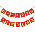 5 m Girlande zum Chinesischen Neujahr – Rot & Gold