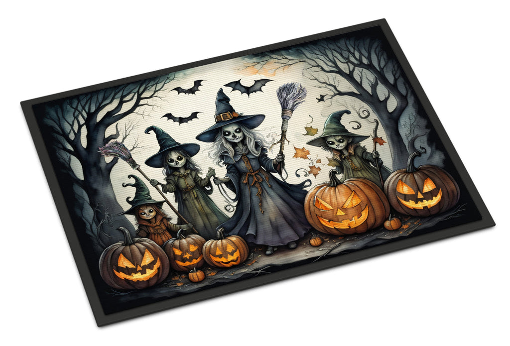 Halloween-Fussmatte mit Hexen-Motiv – 46 × 69 cm
