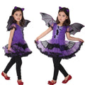 Halloween-Kostümkleid für Kinder – Lila