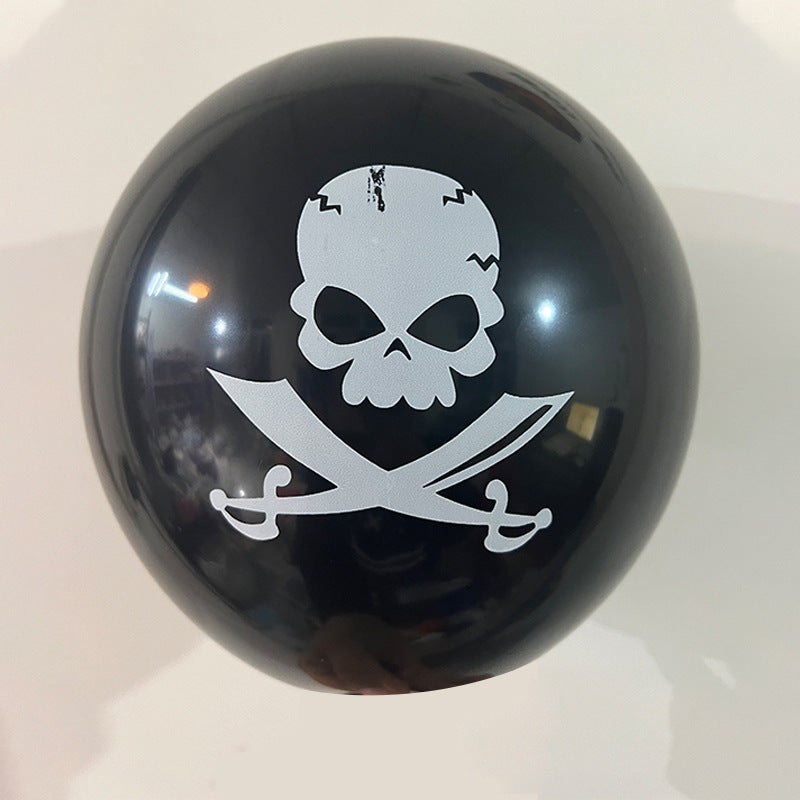 Halloween-Ballons mit Gruselmotiven – 30 cm