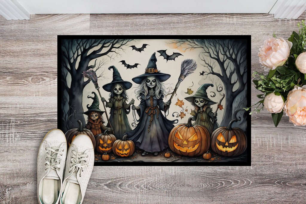 Halloween-Fussmatte mit Hexen-Motiv – 46 × 69 cm