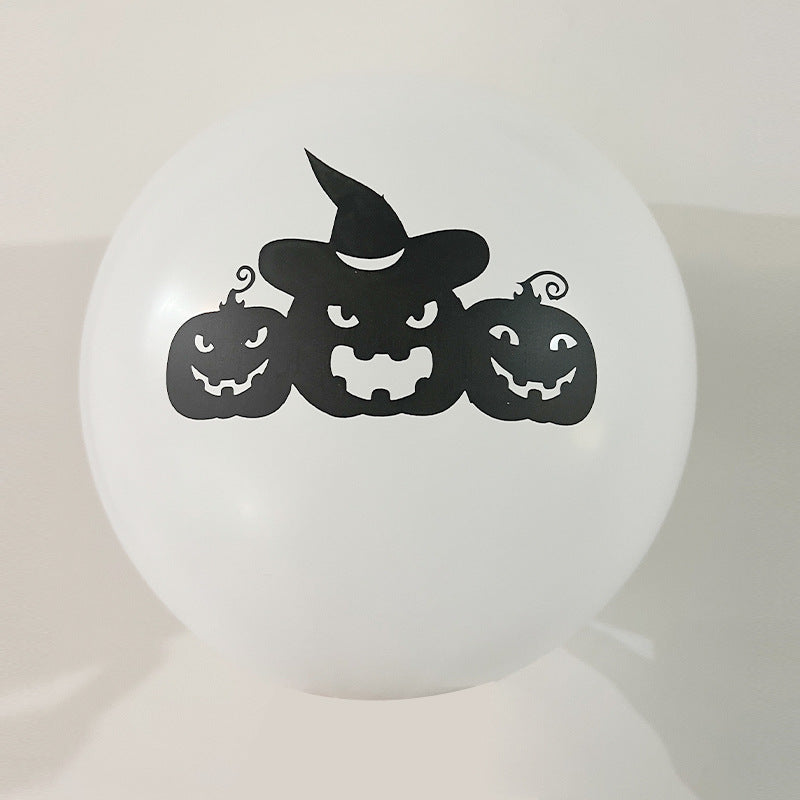 Halloween-Ballons mit Gruselmotiven – 30 cm
