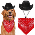 Cowboy-Kostüm für Hunde – Hut & Halstuch
