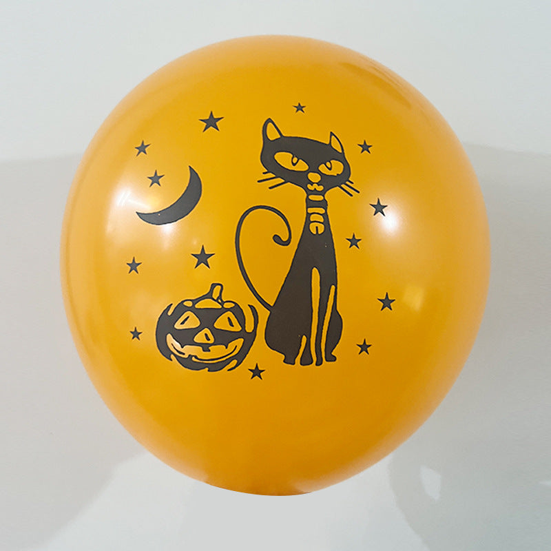 Halloween-Ballons mit Gruselmotiven – 30 cm